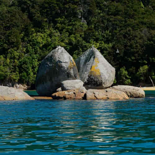 Split Apple Rock, New Zealand